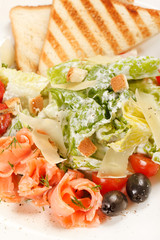 appetizer with salmon