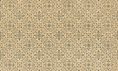 The pattern on antique paper
