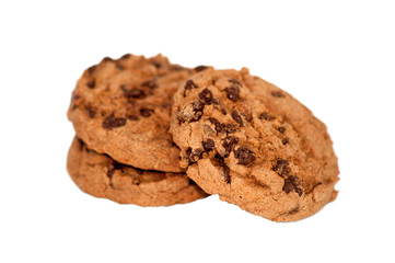 Trio of chocolate cookies