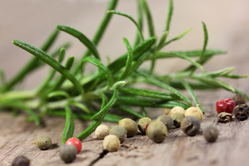 Pfeffer und Rosmarin