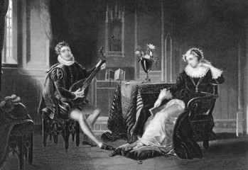 Mary Stuart and Chatelar romance scene