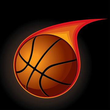 Basketball Fire Ball 1