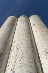 Kletterwand (Silos) auf Fehmarn © dbude