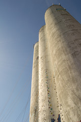 Kletterwand (Silos) auf Fehmarn