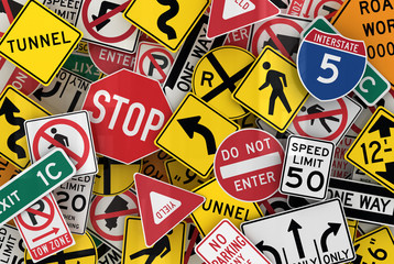 American traffic signs