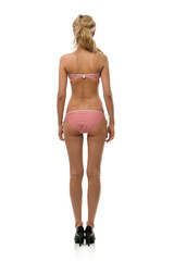 Standing woman in underwear