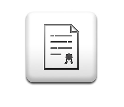 Boton cuadrado blanco garantia