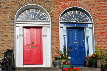 Fototapeta na wymiar Drzwi Dublin