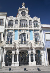 Art nouveau building in Aveiro, Portugal.