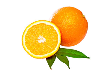 Orange isolated on white background