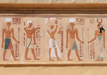 Photo sur Plexiglas Anti-reflet moyen-Orient Egyptian figures