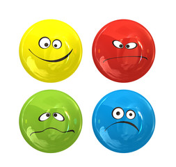 Smiley color Balls