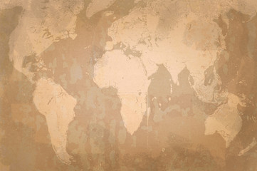 Fototapeta na wymiar world map
