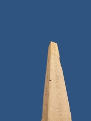 Hatshepsut's obelisk in the Temple Complex in Karnak Egypt