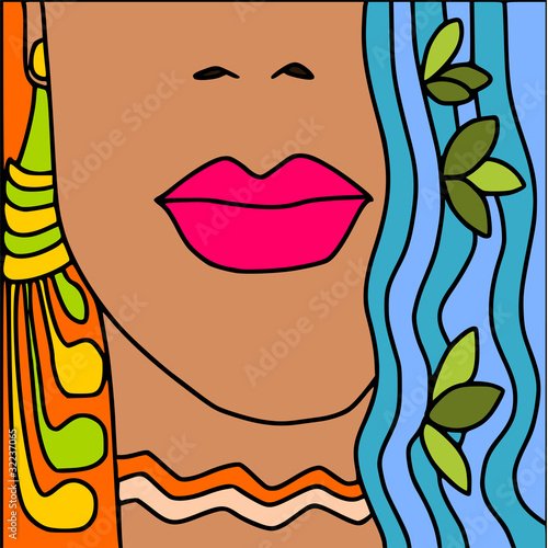 Viso Di Donna In Bianco E Nero Stock Photo And Royalty Free