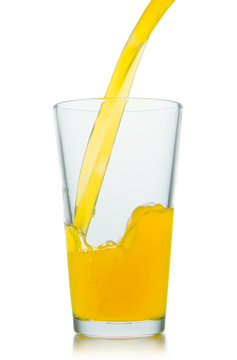 Fototapeta juice in glass