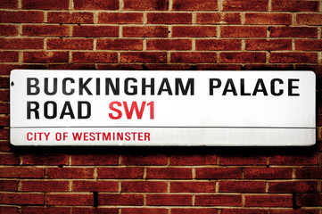 Buckingham Palace Road, in London, United Kingdom
