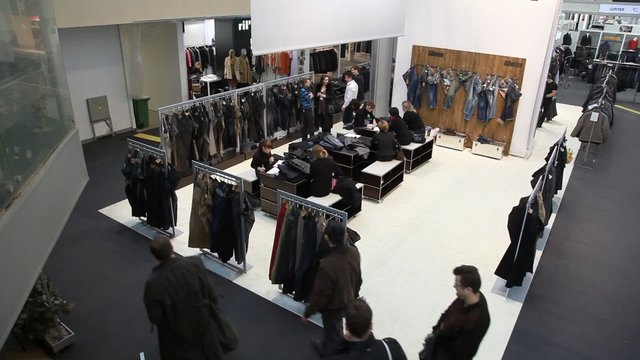 Exhibition hall, top view