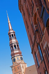 Fototapeta na wymiar Katharinenkirche in Hamburg