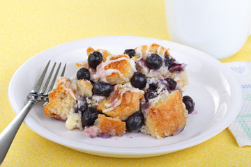Blueberry Bread Pudding