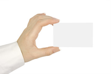 Fototapeta premium hand card