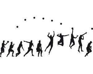 Sprungangabe Volleyball