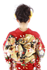 Fototapeta premium 着物姿の女性