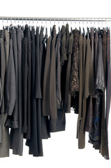 Fashion clothes rack display