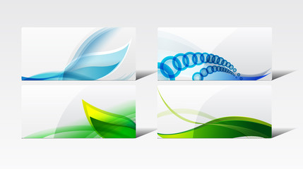 Визитные карточки. Векторная иллюстрация