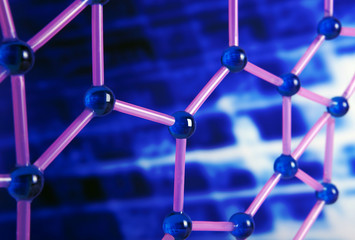 Molecular structure.  Real Photography