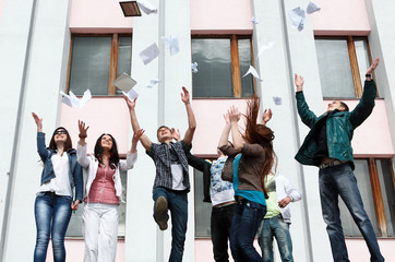Group of students to complete academic year