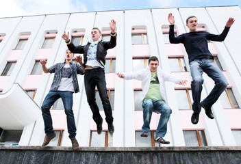 Group of students to complete academic year