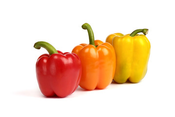 three peppers in a row