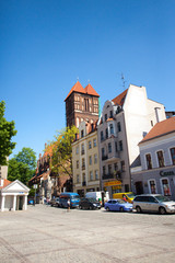 Church of Sts. Jacob -monument in Torun,Poland
