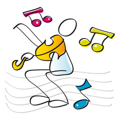 m&uacute;sico divertido