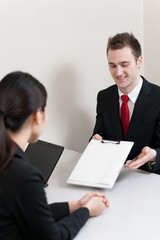 Fototapeta premium a young businessperson on the meeting