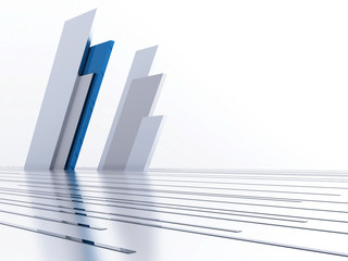 Abstract metallic lines and details as a futuristic background