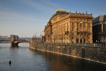 Fototapeta na wymiar Prague National Theatre