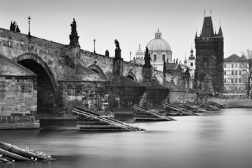 Black & White Charles Bridge