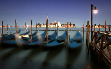Gondole a piazza San Marco