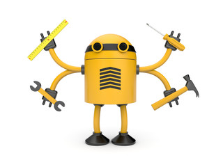 Fototapeta premium Robot worker