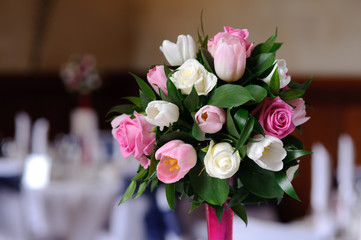 Wedding flowers close up