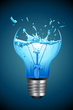 Splashing Water for Bulb
