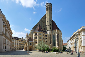 kirche in wien - minoritenkirche