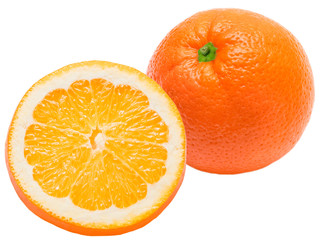 orange isolated on white background