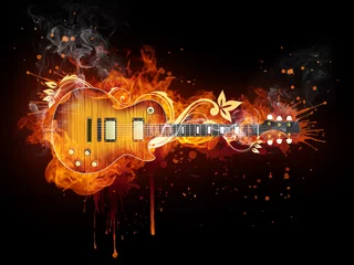 Fototapeten Elektrische Gitarre © Visual Generation