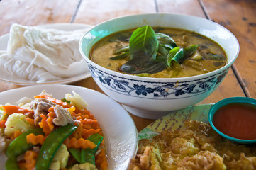 thai food set