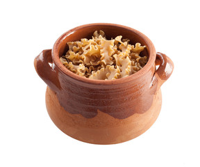 Tegamino con mafalde integrali