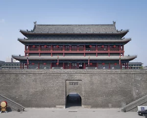 Foto op Aluminium The city wall of Xi'an © lujing