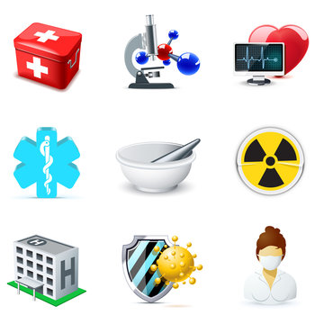 Medical and health care icons | Bella series 2